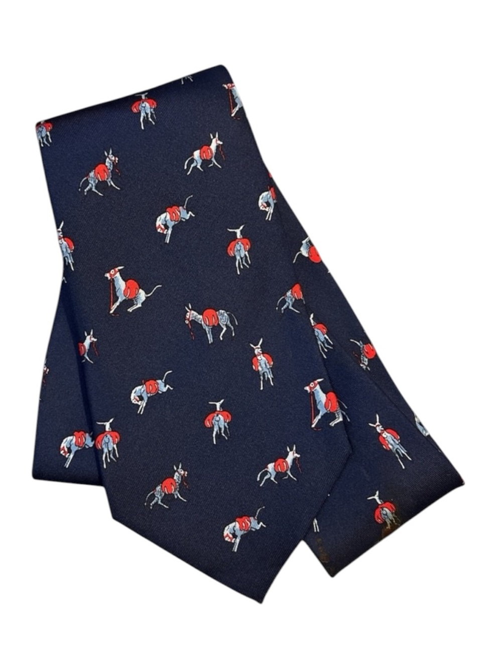 HERMÈS silk tie